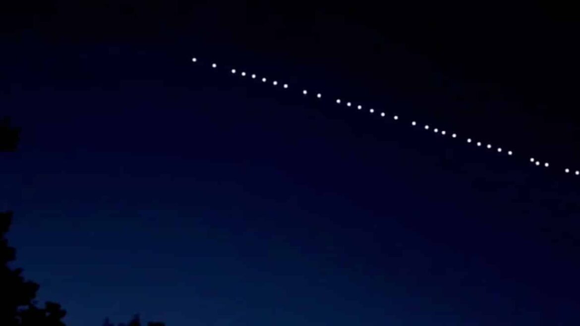 Extrañas luces en cielo de México