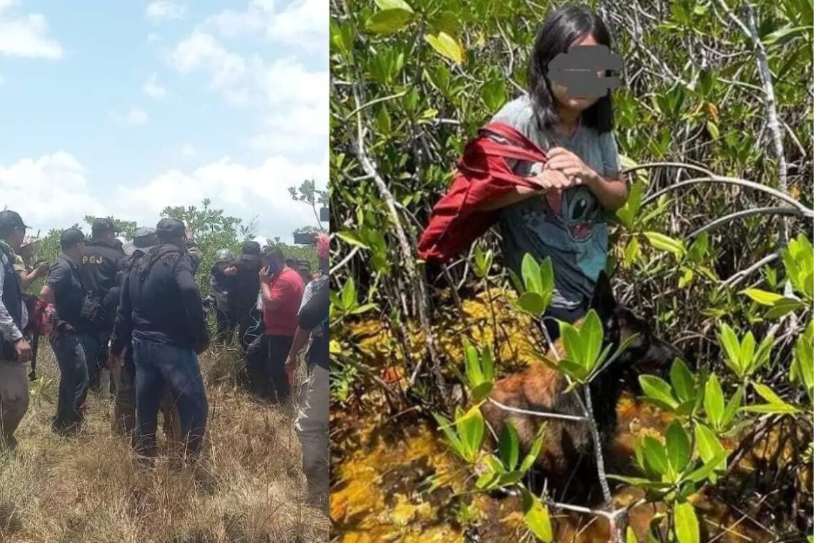 Rescatan a niña perdida en la selva de Quintana Roo