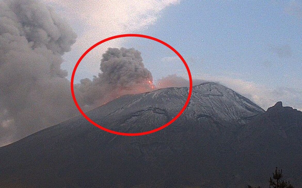 Explosión del Popocatépetl HOY 3 de junio