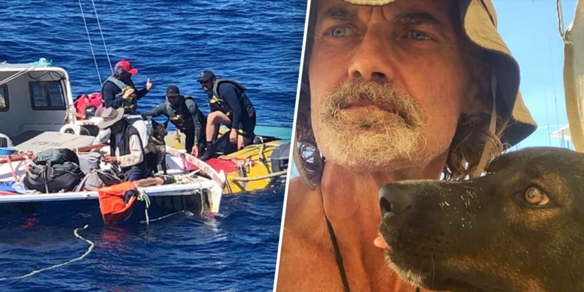 Barco mexicano rescata a australiano que pasó dos meses a la deriva en el Pacífico