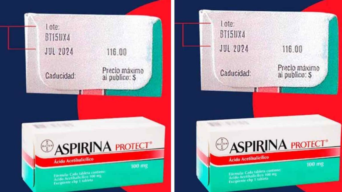 Cofepris alerta sobre Aspirina Protect falsa
