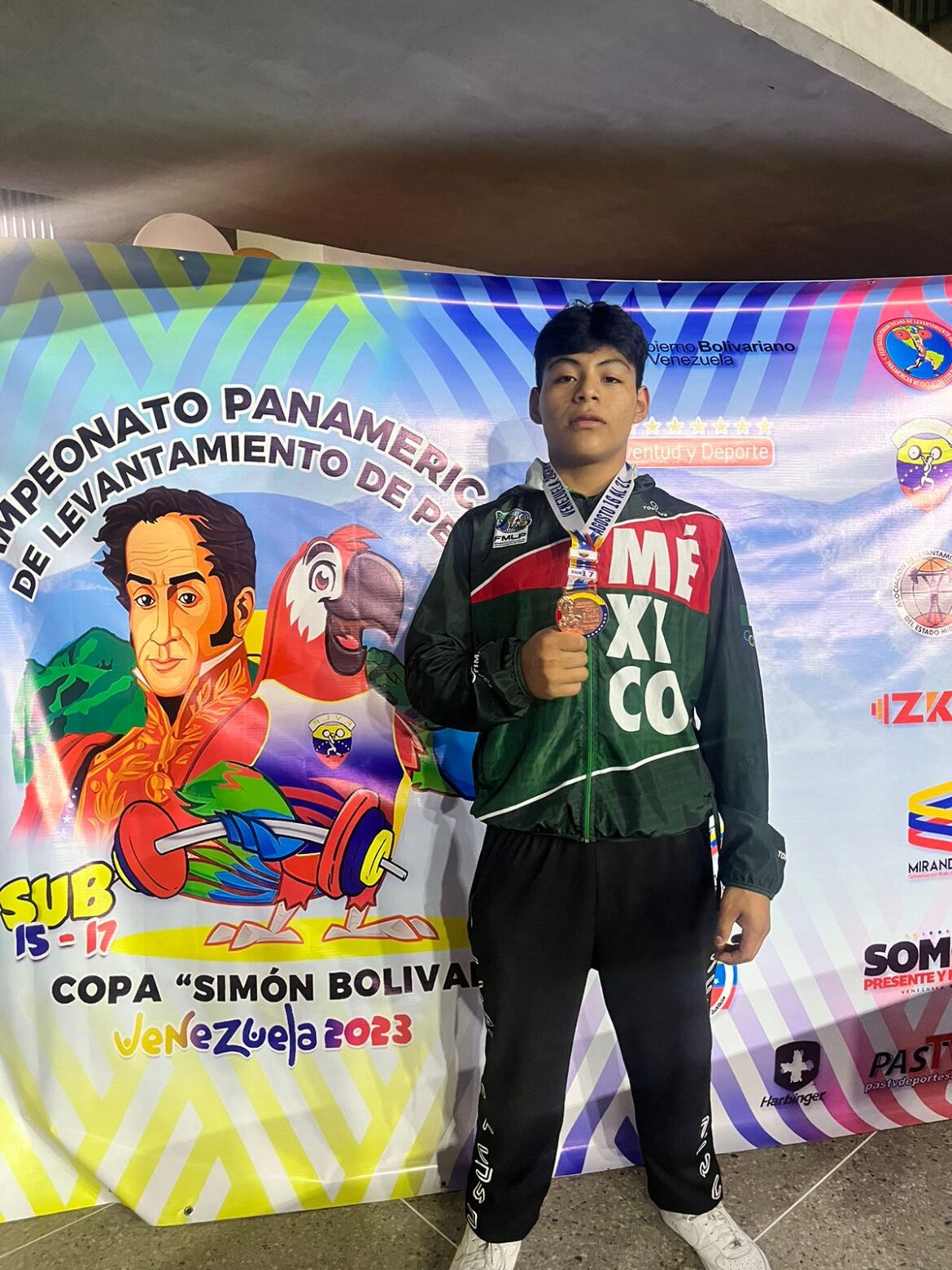 MEDALLA DE BRONCE PARA LUIS CASTELLANOS EN PANAMERICANO SUB 17, QUE SE REALIZA EN VENEZUELA