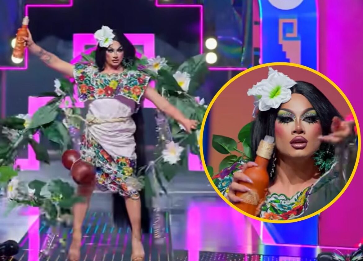 Catriona, drag yucateca representa a la Xtabay en La Más Draga