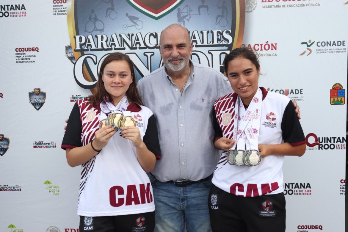 PARANATACIÓN CIERRA CON 10 MEDALLAS EN PARANACIONALES CONADE 2023