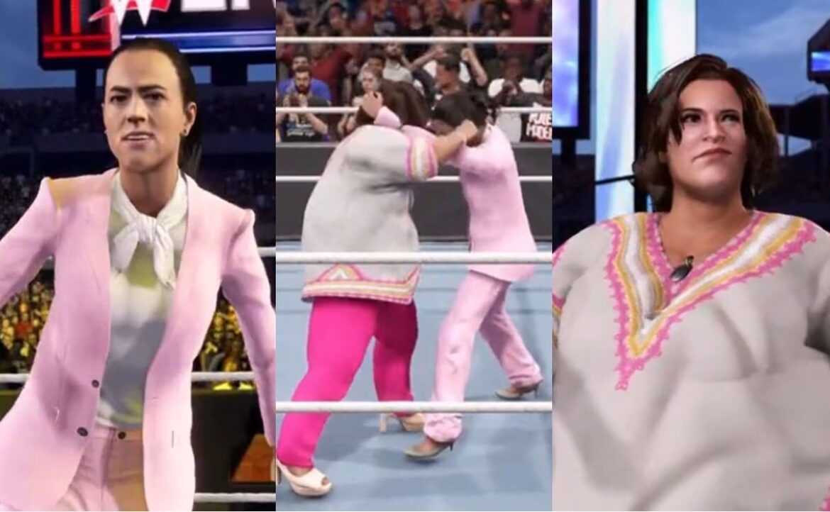 Xóchitl Gálvez y Claudia Sheinbaum protagonizan épica pelea en un videojuego al estilo WWE