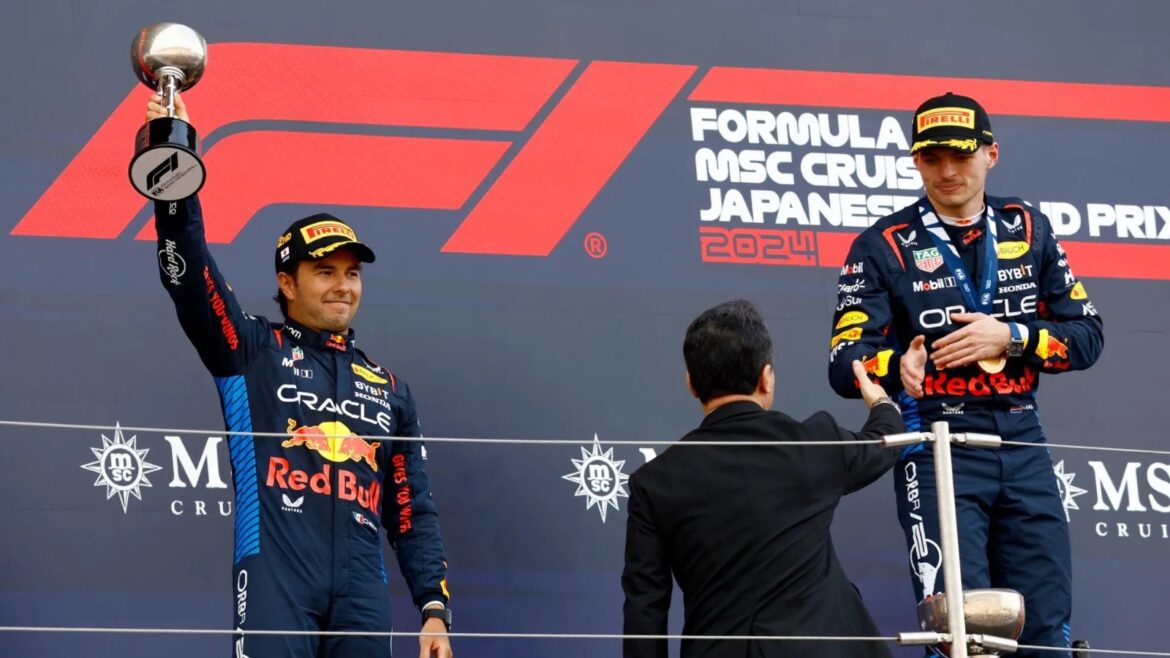 Max Verstappen gana el Gran Premio de Japón y ‘Checo’ Pérez