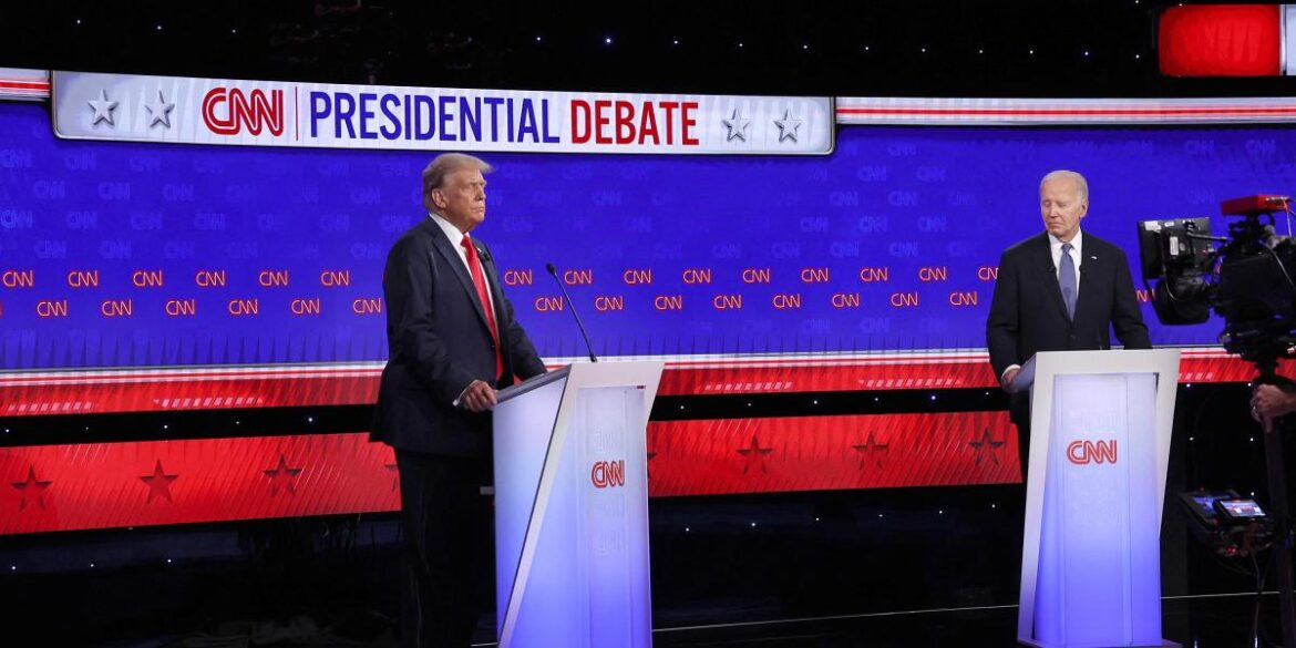 trump biden debate estados unidos