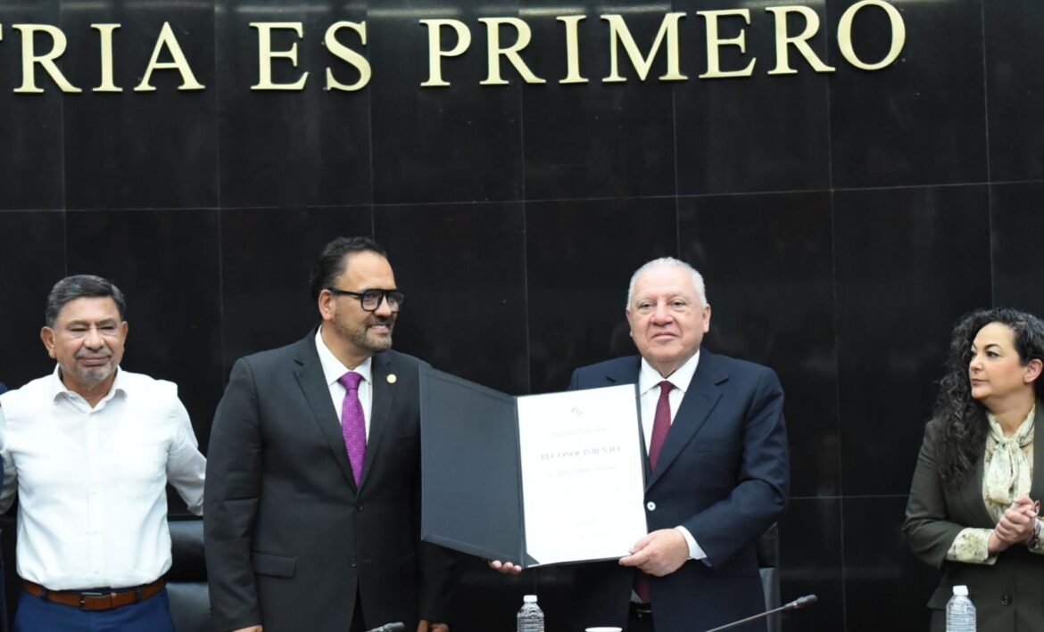 rafael marin mollinedo reconocimiento aduanas senado